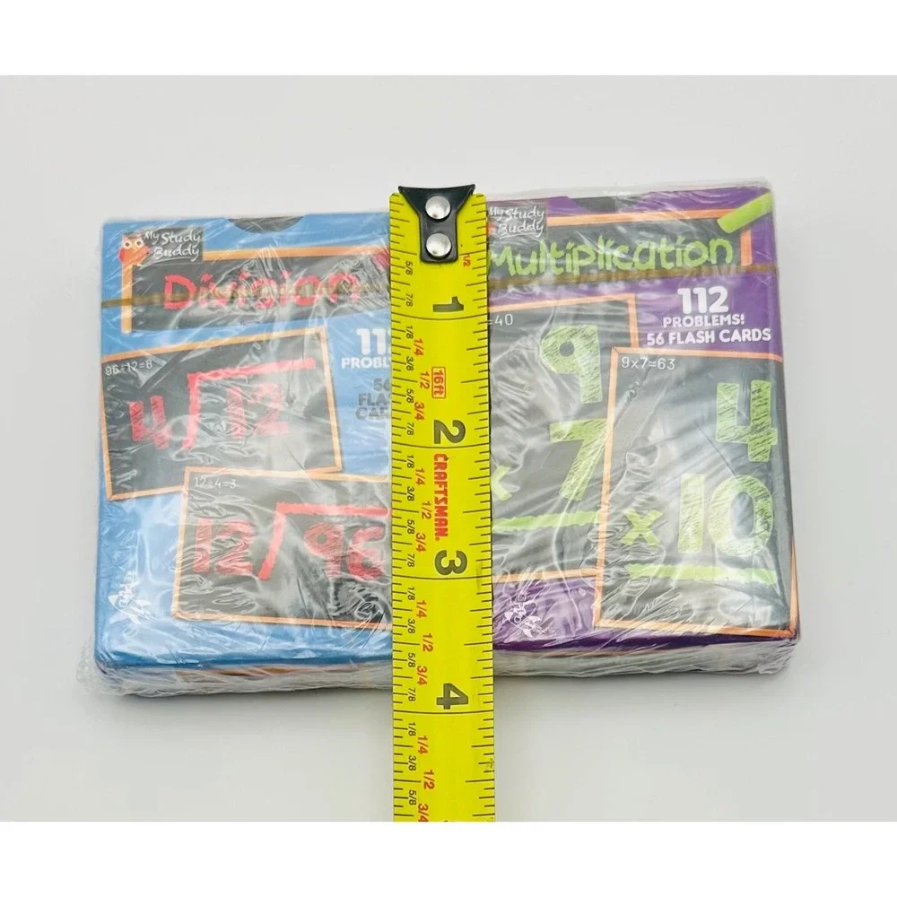 My Study Buddy Multiplication and Division Flash Cards Set 112 Problems Each NEW